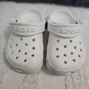 White baby crocs